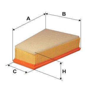 Фильтр воздушный, 1.9D/2.0HDI 99-02 WIX FILTERS WA6735