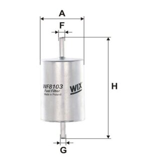 Фільтр топл. PP907/ (WIX-Filtron) WIX FILTERS WF8103