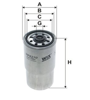 Фільтр палив. BMW E34 PP940/2/ (WIX-FILTERS) WIX FILTERS WF8270