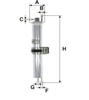 "8338 (832/4)" WIX FILTERS WF8338