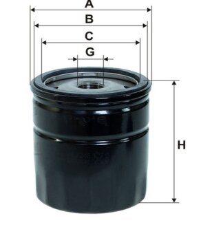 Фільтр масляний двигуна /OP699 (WIX-Filtron) WIX FILTERS WL7246