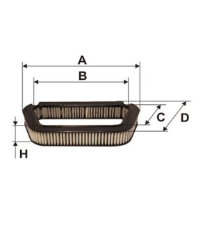 Фильтр салона угольный, AUDI A8 02-10 WIX FILTERS WP9173