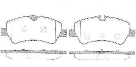 Колодки тормозные дисковые, задние, 2.2TDCi, FORD Custom 12- (тип Bosch) WOKING P14213.00