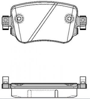 Колодки тормозные дисковые WOKING P14493.08 (фото 1)