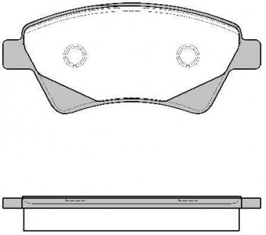 Колодки тормозные дисковые передние WOKING P8763.20 (фото 1)