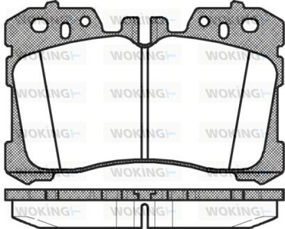 Колодки гальмівні WOKING P12203.00