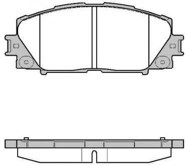 Колодки гальмівні дискові передні Lexus Ct (zwa10_) 1.8 10-,Toyota Prius 1.8 0 WOKING P1324310