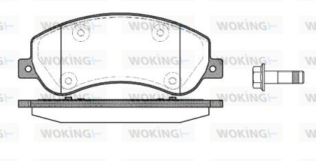 Колодки тормозные WOKING P13503.00