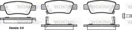 Гальмівні колодки WOKING P13903.02
