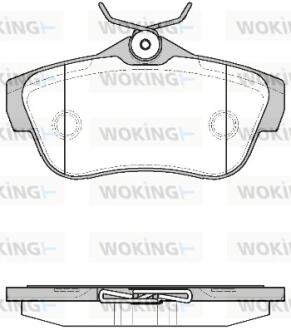 Колодки тормозные WOKING P13993.00
