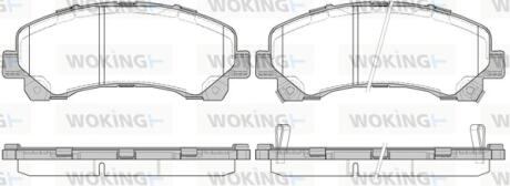 Колодки гальмівні WOKING P15073.00