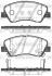 Колодки тормозные дисковые передние, HYUNDAI Accent, i20; KIA Rio, 11- WOKING P15883.02 (фото 1)