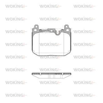Колодки тормозные WOKING P15913.20