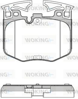 Колодки гальмівні WOKING P16113.00