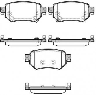 Гальмівні колодки задні Mazda 6 2.0-2.5 12- WOKING P1782302 (фото 1)