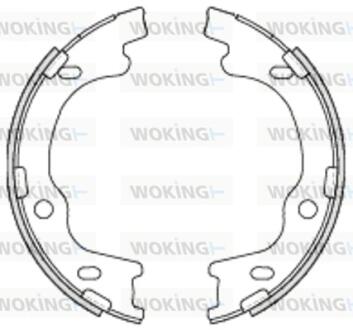 Колодки гальмівні барабанні WOKING Z4699.00