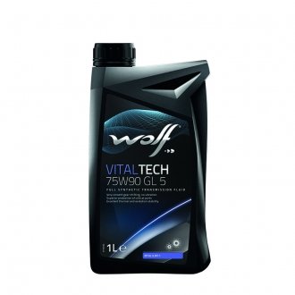 Олива трансміссійна VitalTech GL-5 75W-90, 1 л Wolf 8303906