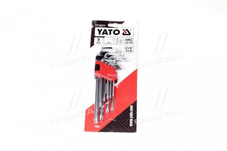 Набір ключів TORX YATO YT-0511