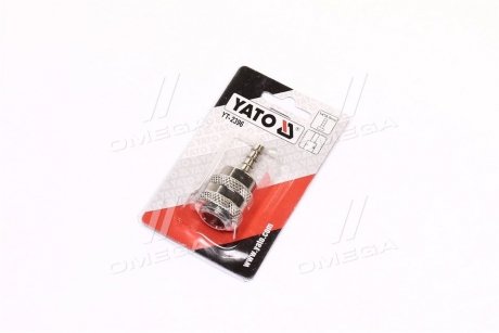 Швидкознімний наконечник до шлангу o = 6.3 мм YATO YT-2396 (фото 1)