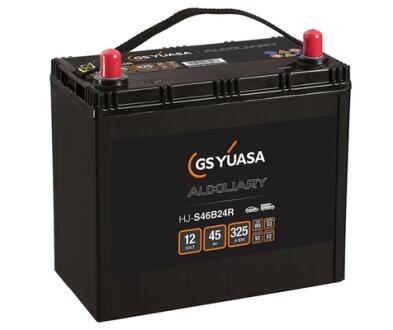 12V 45Ah Auxiliary AGM Battery Japan HJ-S46B24R (1) YUASA HJS46B24R