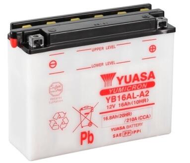 Акумулятор кислотний 16Ah 210A YB16AL-A2 YUASA YB16ALA2