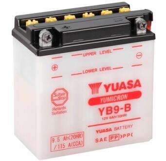 МОТО 12V 9,5Ah YuMicron Battery YB9-B(сухозаряжений) YUASA YB9B