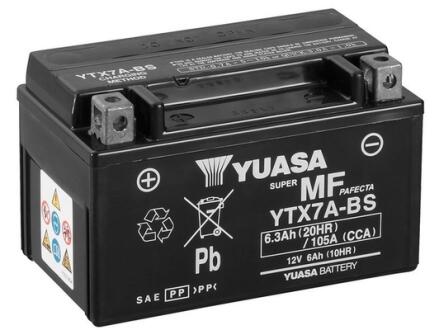 Акумулятор YUASA YTX7ABS