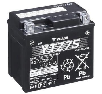"МОТО 12V 6,3Ah High Performance MF VRLA Battery (GEL)" YUASA YTZ7S