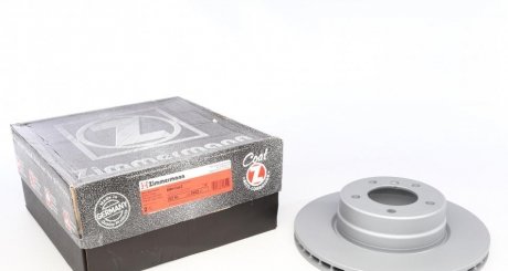 Тормозной диск перед вентилем BMW E60 20/23/25/20d/ ZIMMERMANN 150.3402.20 (фото 1)