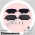 Колодки тормозные дисковые ZIMMERMANN 22397.190.1 (фото 1)