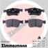 Колодки тормозные дисковые, к-кт ZIMMERMANN 229101601 (фото 1)