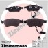 Колодки гальмівні дискові ZIMMERMANN 238962052 (фото 1)