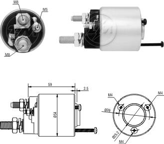 Втягуюче реле стартера ZM ZM1591