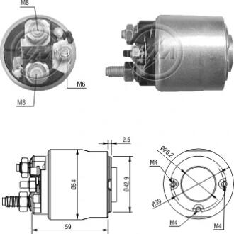 Втягуюче реле стартера ZM ZM3495
