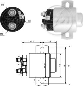Втягивающее реле стартера ZM ZM3671